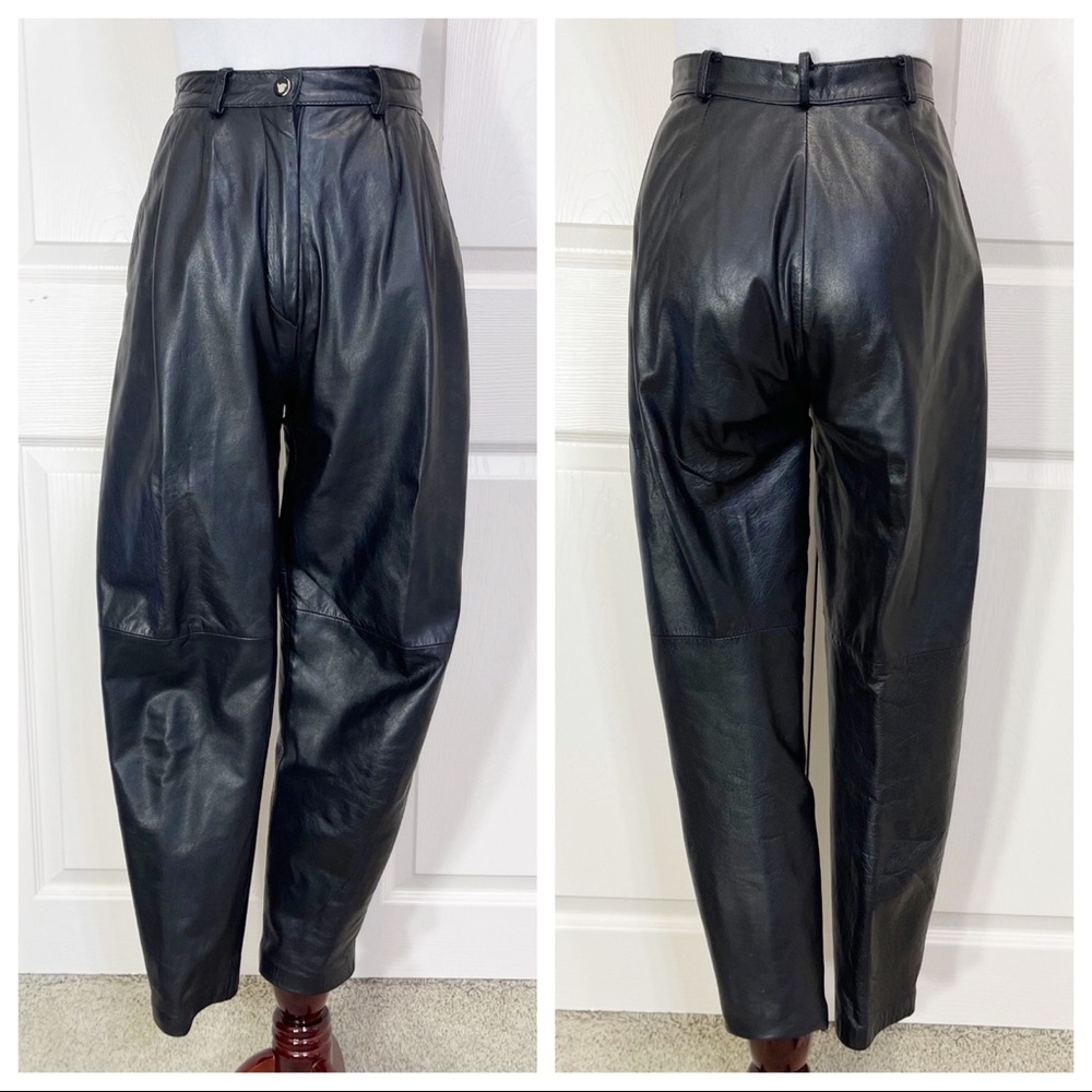 Vintage leather Lord & Taylor pants
